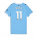Manchester City Jeremy Doku #11 Hjemmedrakt Dame 2025-26 Korte ermer